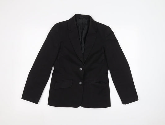 Mens UK Size S Distinctive Black Jacket