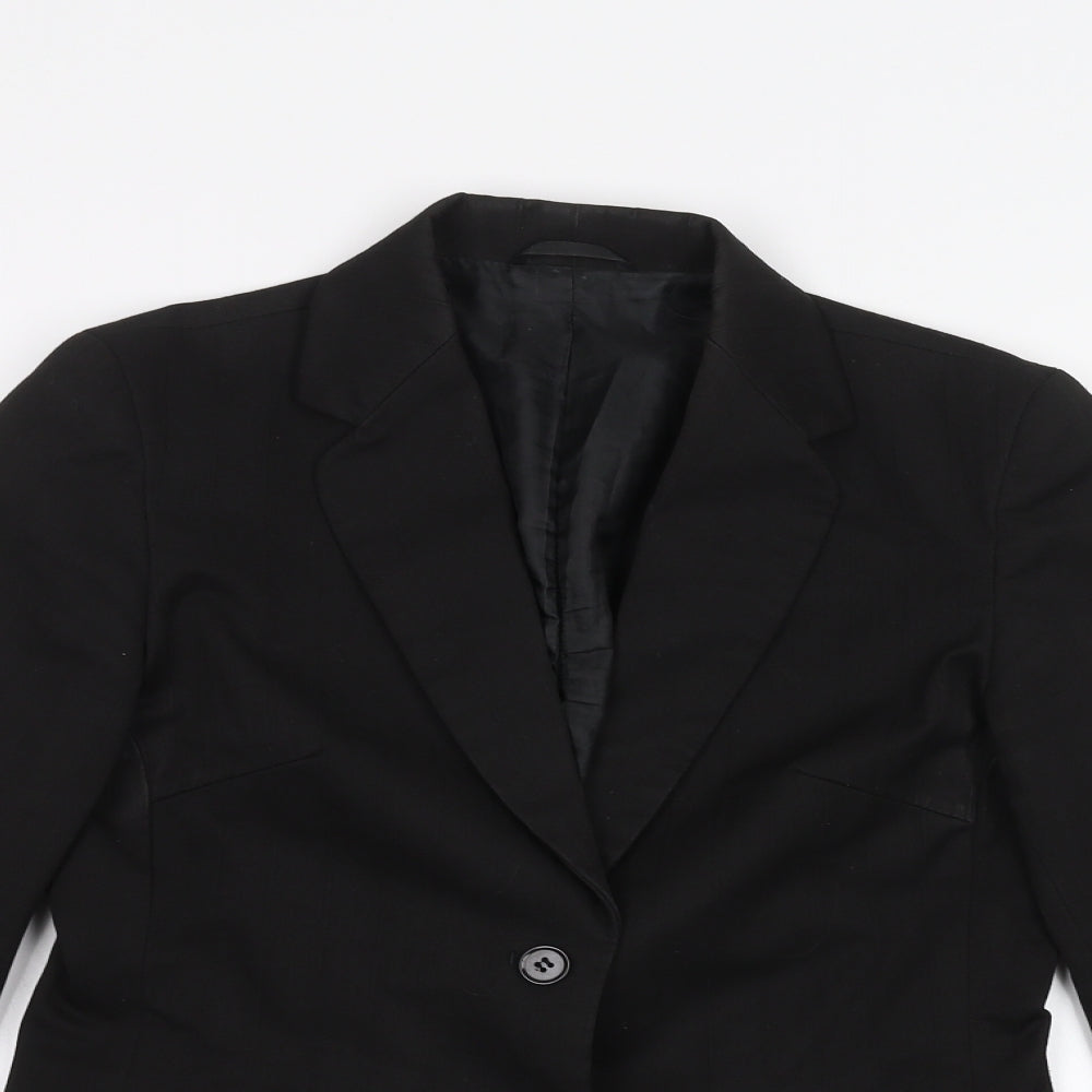 Mens UK Size S Distinctive Black Jacket
