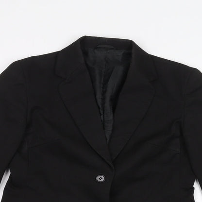 Mens UK Size S Distinctive Black Jacket
