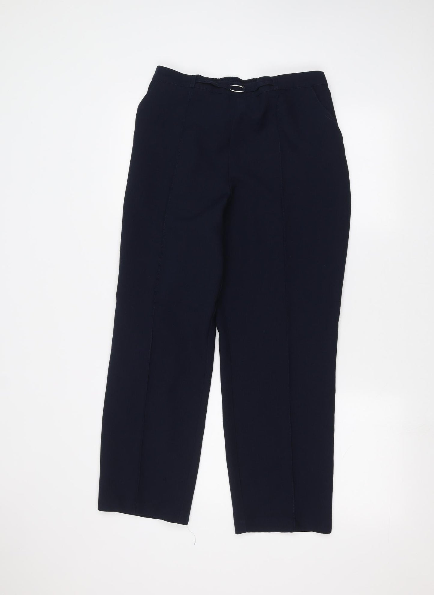 Womens UK Size 30 in Marks and Spencer Regular Fit  Blue Trousers