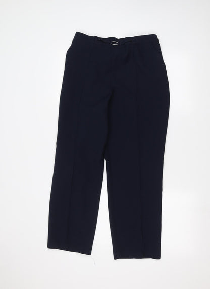 Womens UK Size 30 in Marks and Spencer Regular Fit  Blue Trousers