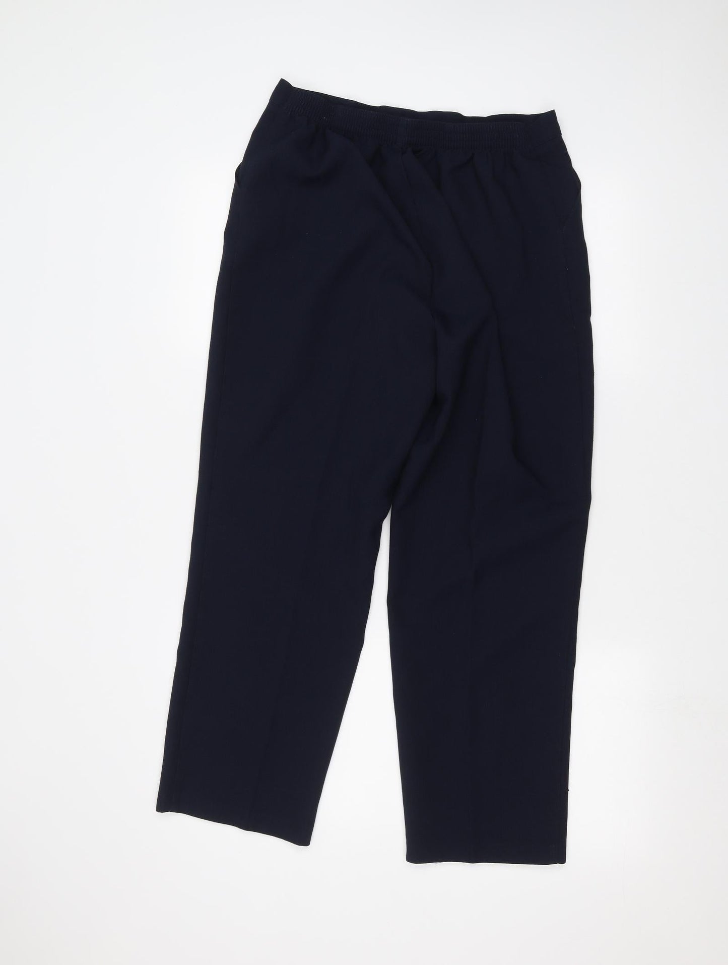 Womens UK Size 30 in Marks and Spencer Regular Fit  Blue Trousers