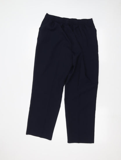 Womens UK Size 30 in Marks and Spencer Regular Fit  Blue Trousers