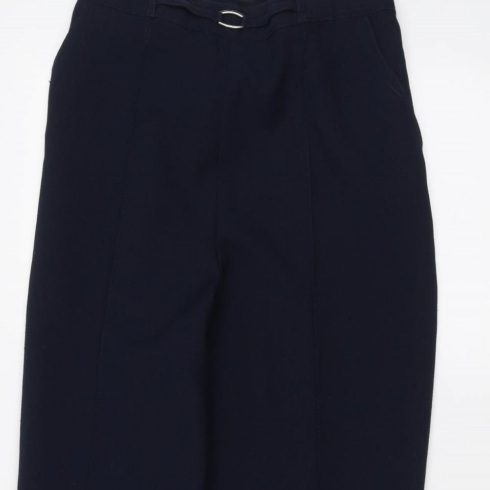 Womens UK Size 30 in Marks and Spencer Regular Fit  Blue Trousers