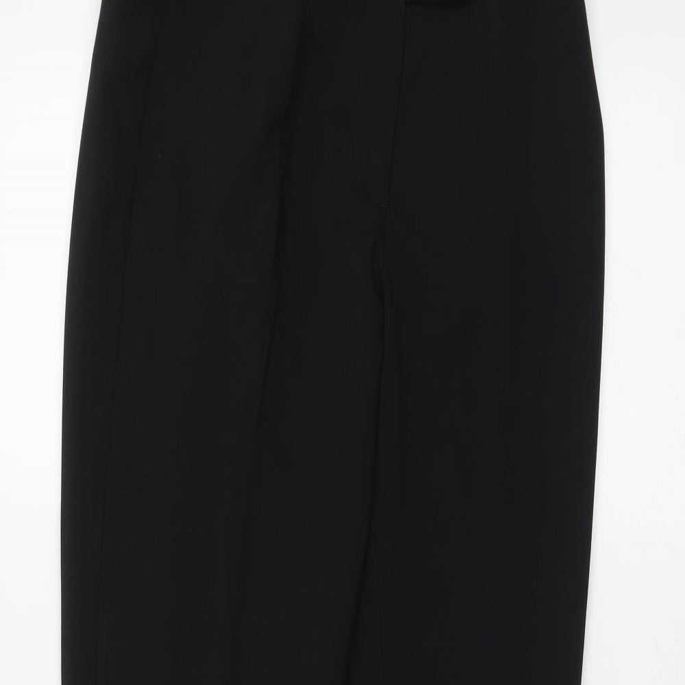 George Womens Black   Trousers  Size 8 L27 in
