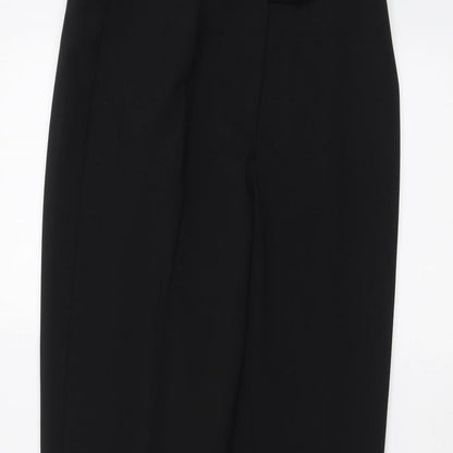 George Womens Black   Trousers  Size 8 L27 in
