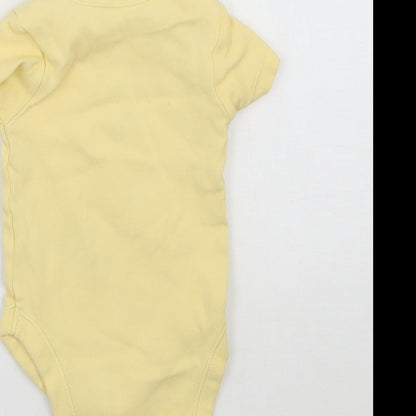 George Girls Yellow   Babygrow One-Piece Size 0-3 Months