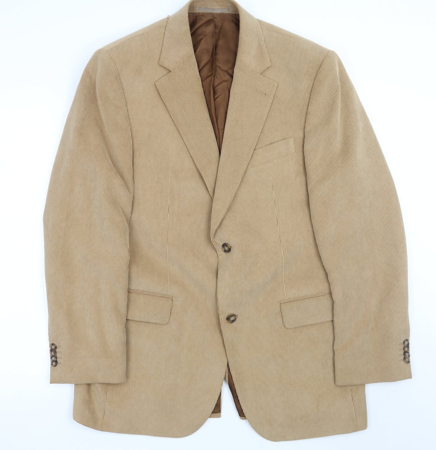 Mens UK Size 40 Carl Gross Regular Brown Suit Jacket