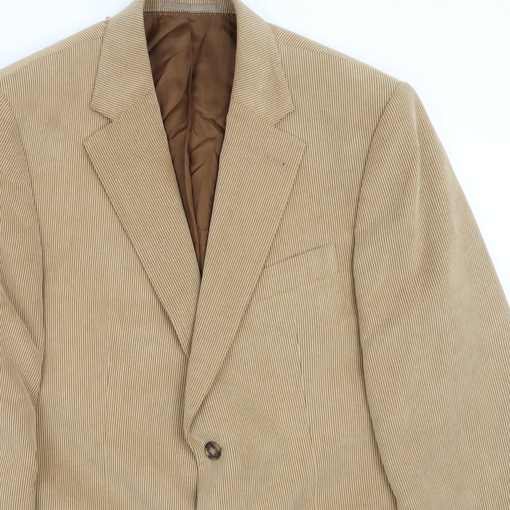Mens UK Size 40 Carl Gross Regular Brown Suit Jacket