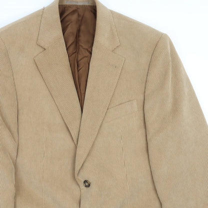 Mens UK Size 40 Carl Gross Regular Brown Suit Jacket