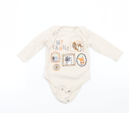 Nutmeg Baby Beige   Babygrow One-Piece Size 0-3 Months
