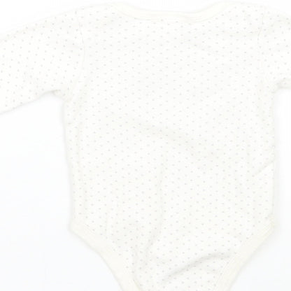 kyle & deena Baby White Polka Dot  Babygrow One-Piece Size 3-6 Months