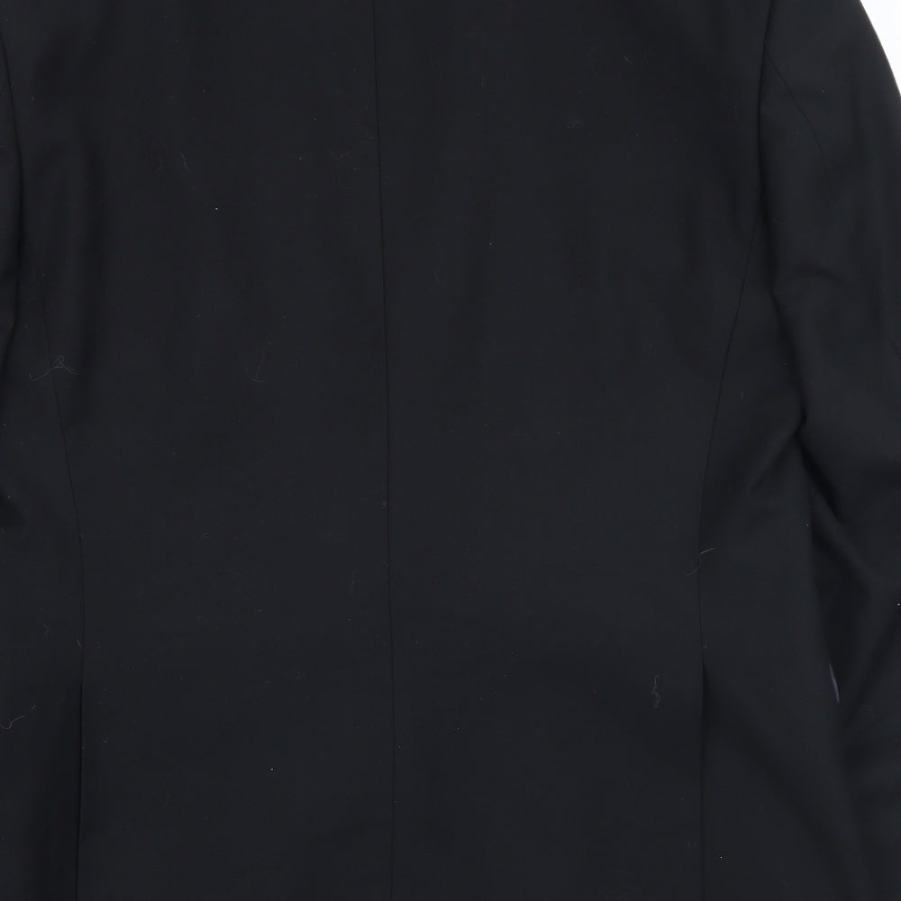 Mens UK Size 38 Burton Regular Black Suit Jacket