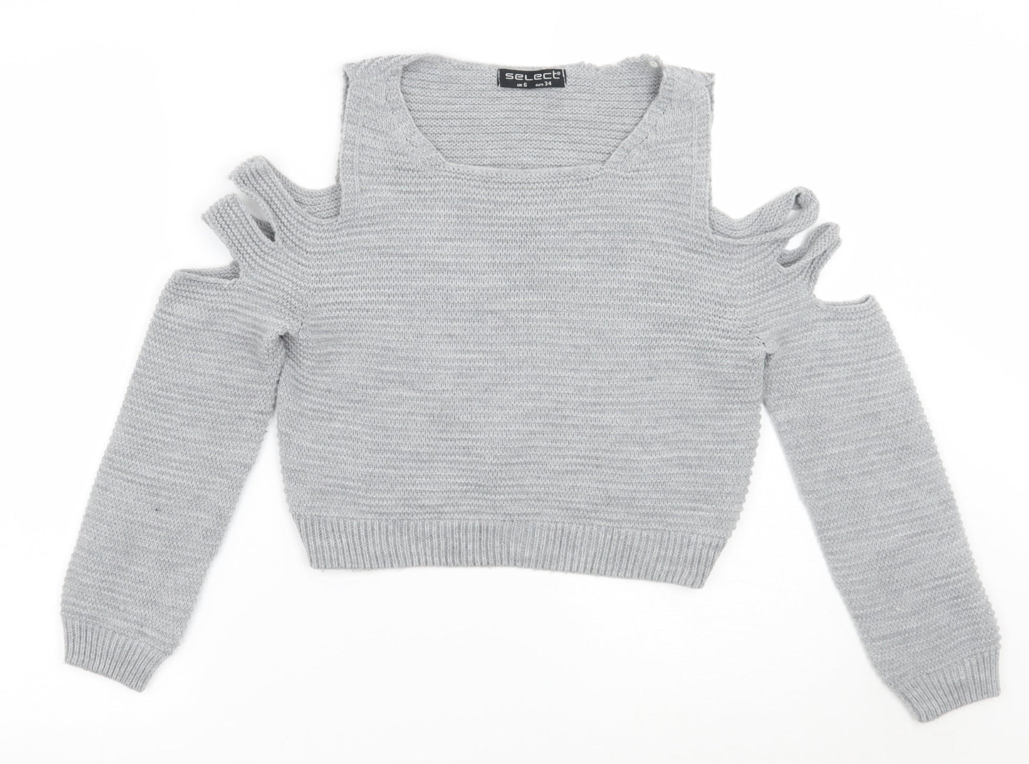 Womens UK Size 6 Select Grey Pullover Jumper