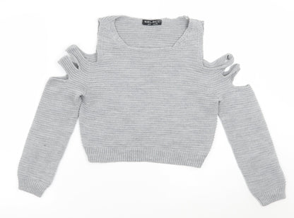 Womens UK Size 6 Select Grey Pullover Jumper