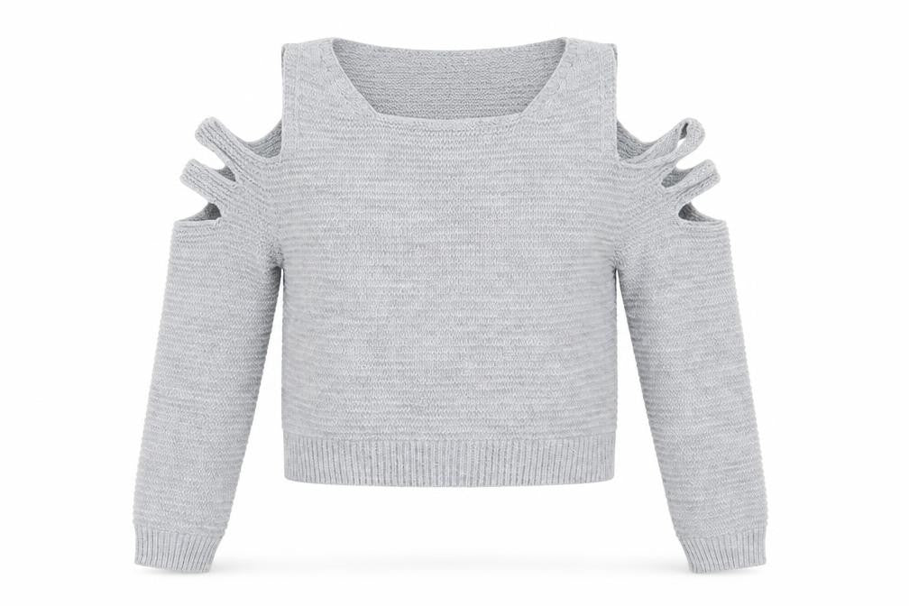 Womens UK Size 6 Select Grey Pullover Jumper