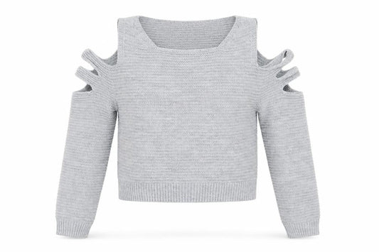 Womens UK Size 6 Select Grey Pullover Jumper