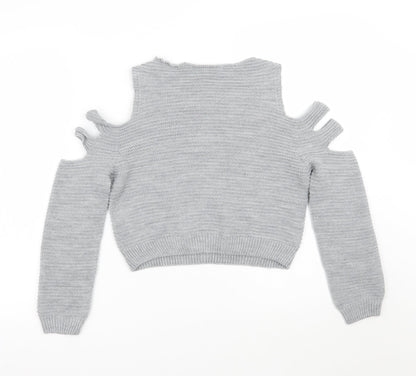 Womens UK Size 6 Select Grey Pullover Jumper