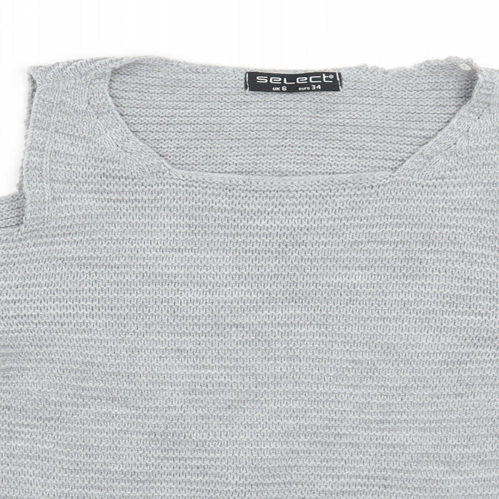 Womens UK Size 6 Select Grey Pullover Jumper