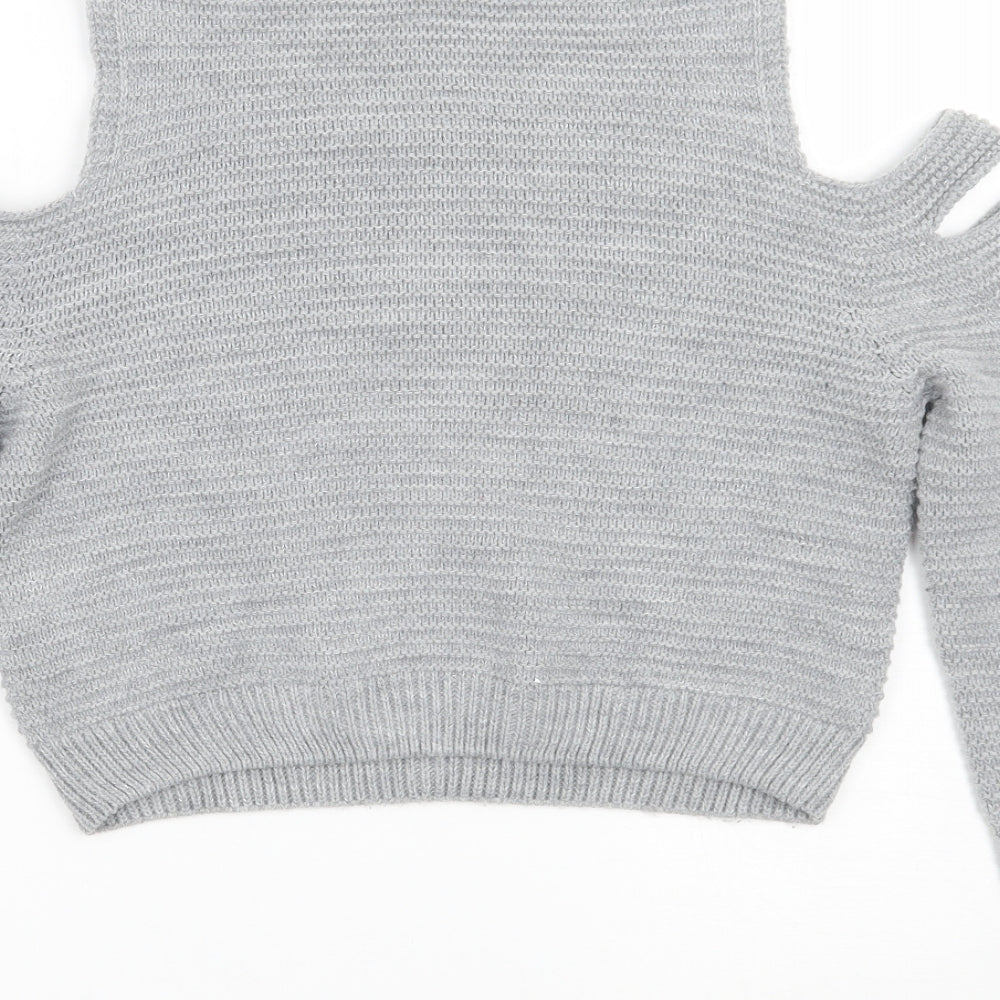 Womens UK Size 6 Select Grey Pullover Jumper