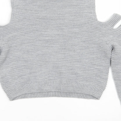 Womens UK Size 6 Select Grey Pullover Jumper
