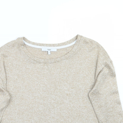 Womens UK Size 8 NEXT Beige Pullover Jumper