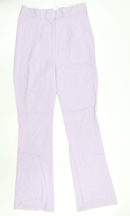 Womens UK Size 12 Nasty Gal Regular Fit  Purple Trousers