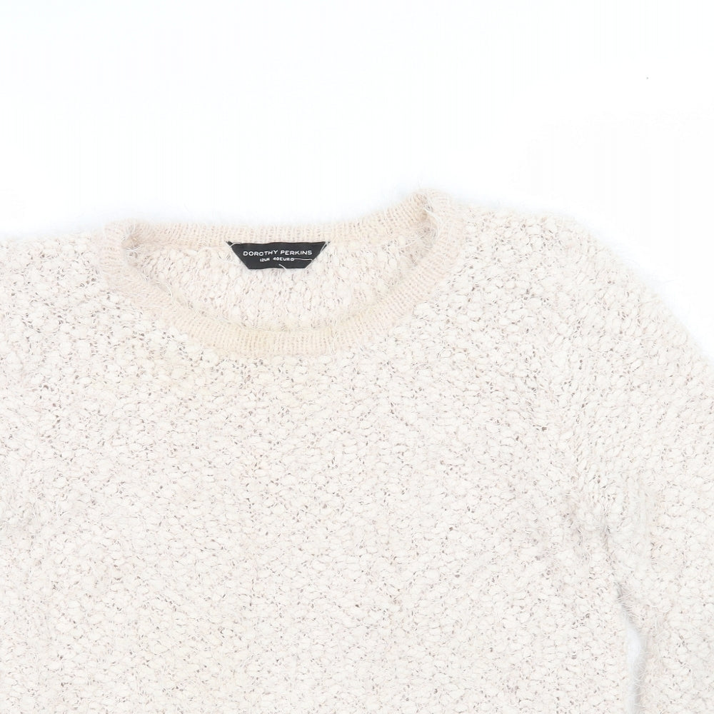 Womens UK Size 12 Dorothy Perkins Ivory Pullover Jumper