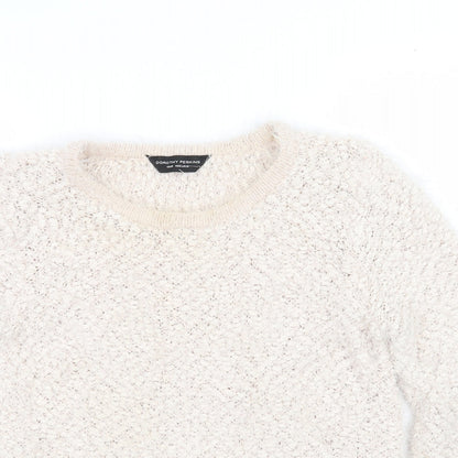 Womens UK Size 12 Dorothy Perkins Ivory Pullover Jumper