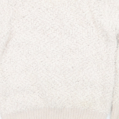 Womens UK Size 12 Dorothy Perkins Ivory Pullover Jumper