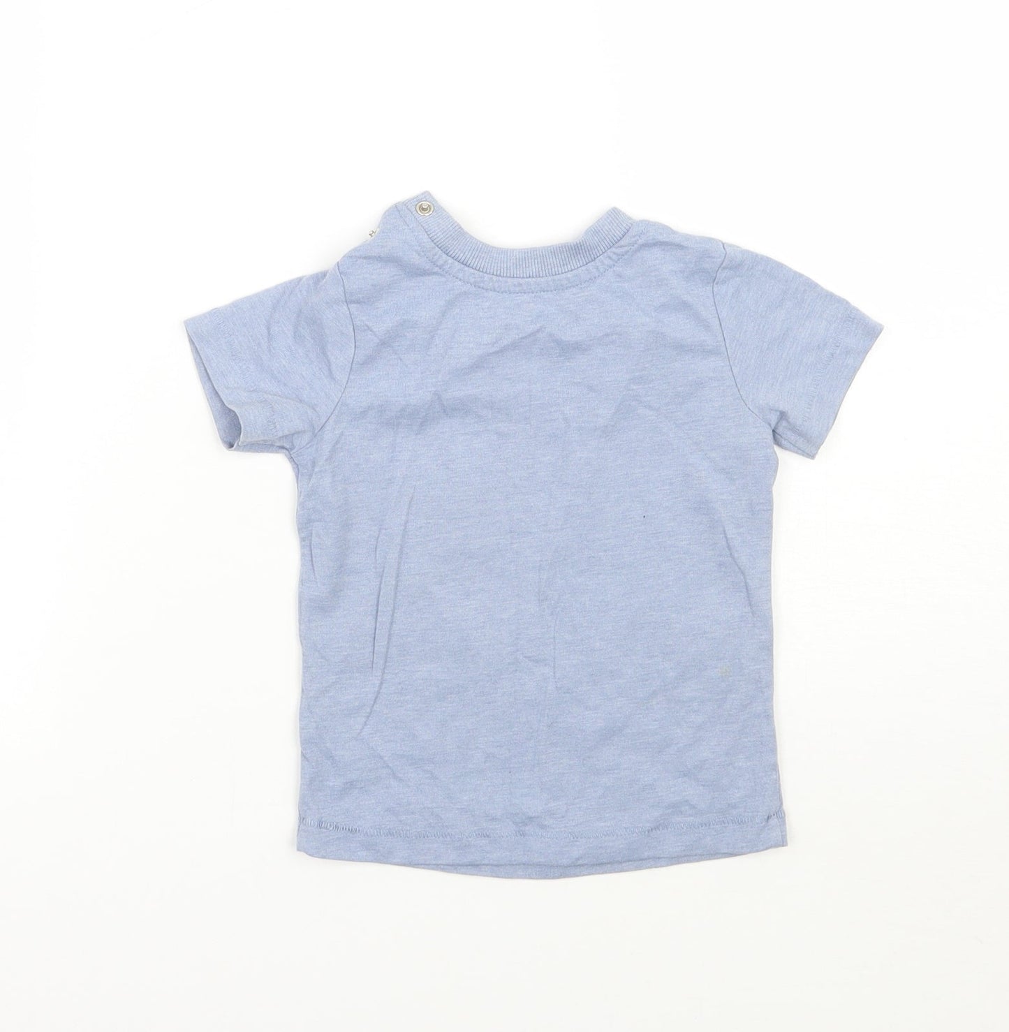 George Boys Blue   Basic T-Shirt Size 9-12 Months