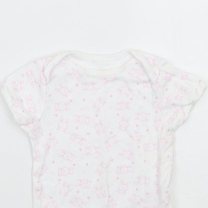 Tesco Girls  Geometric  Babygrow One-Piece Size 9-12 Months