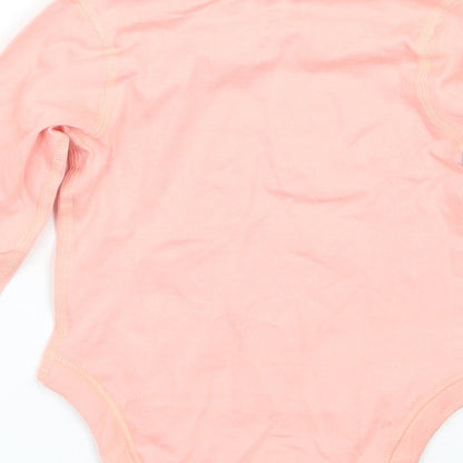 Marks and Spencer Girls Pink   Babygrow One-Piece Size 3-6 Months