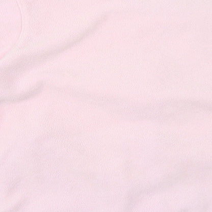 Womens UK Size L Preworn Pink Full Zip Jumper