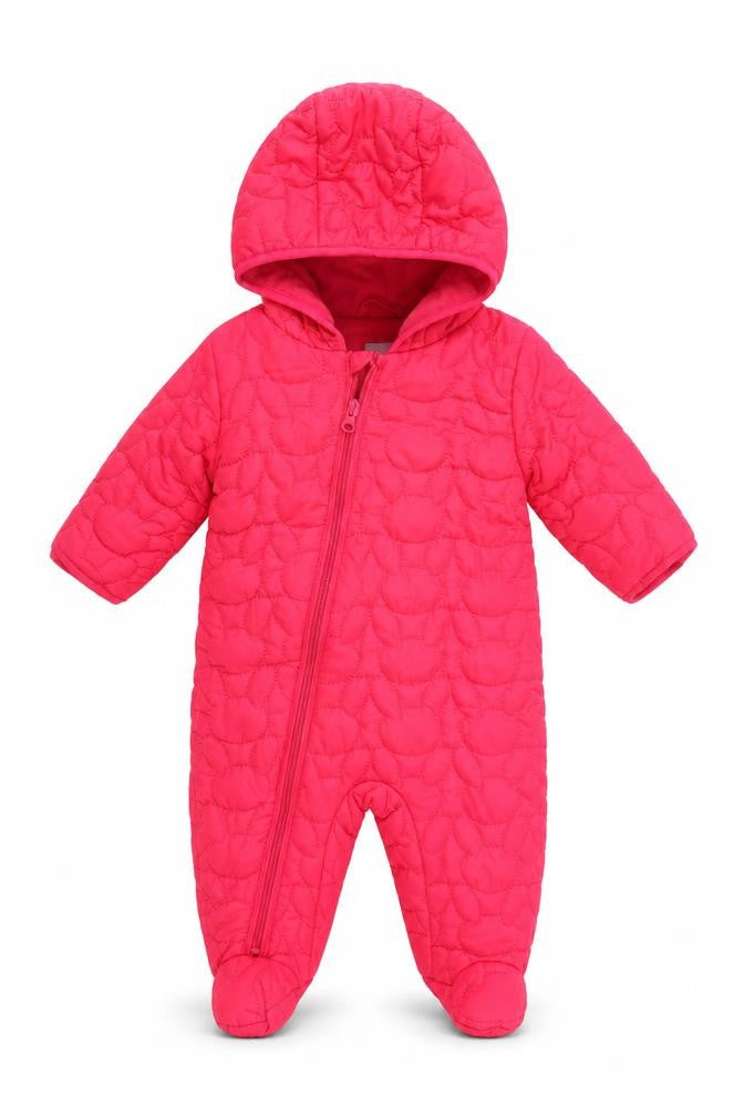 Front view of Blue Zoo Baby Pink Trouser Suit Suit, size 3-6, Months