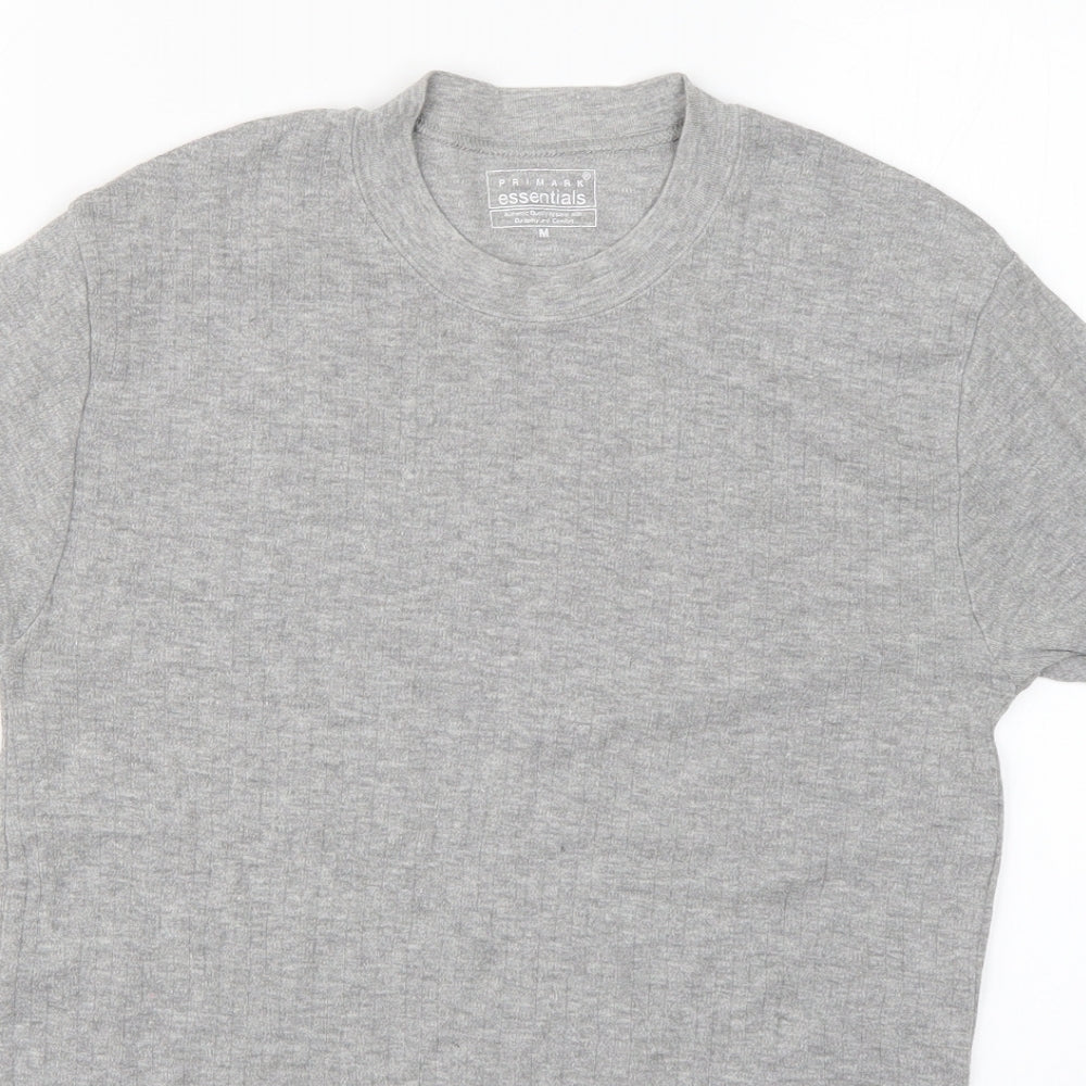 Primark Womens Grey   Basic T-Shirt Size M