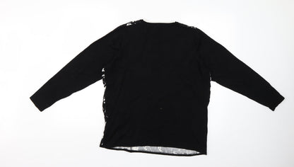 Womens UK Size M Preworn Black Pullover Jumper