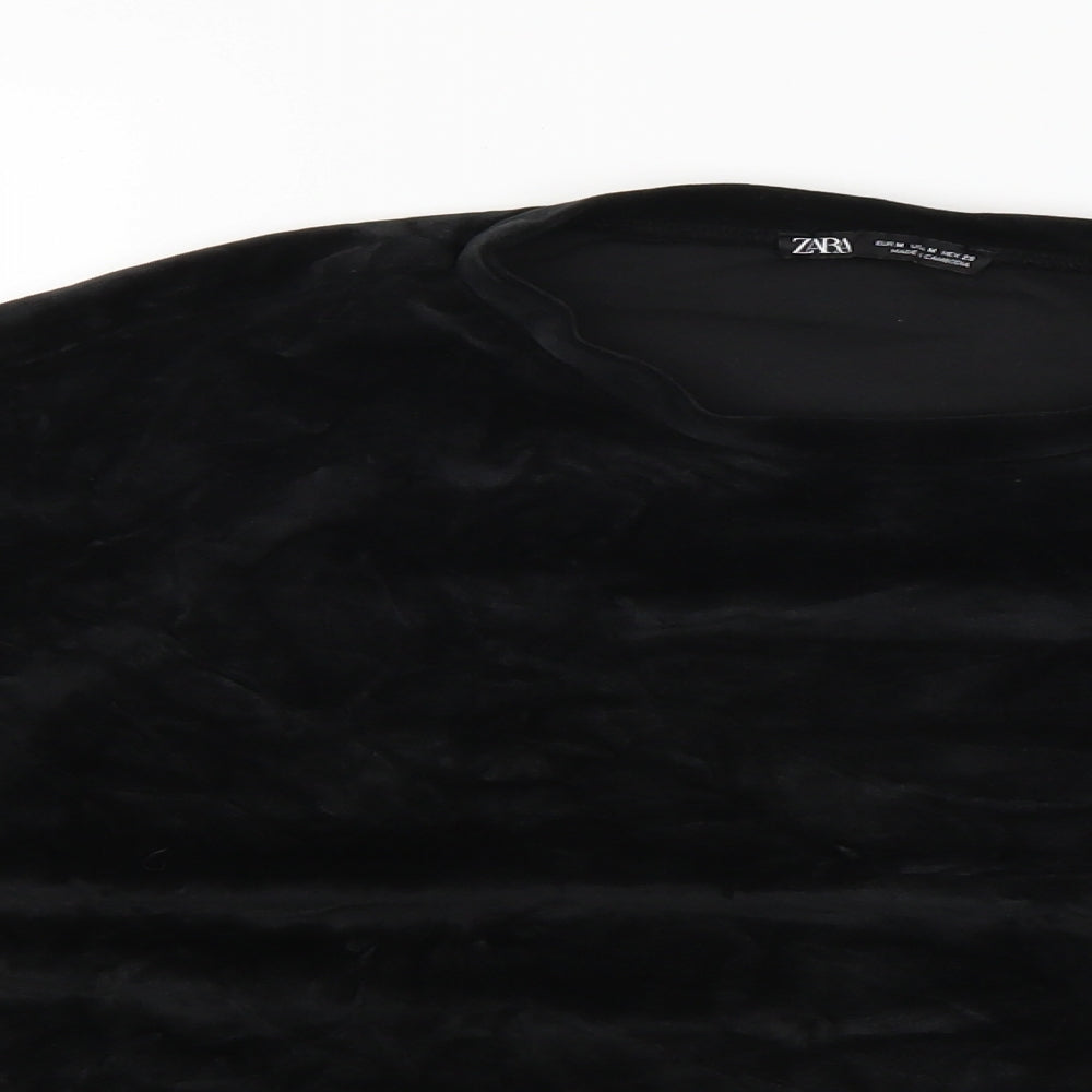Womens UK Size M Zara Black Pullover Jumper