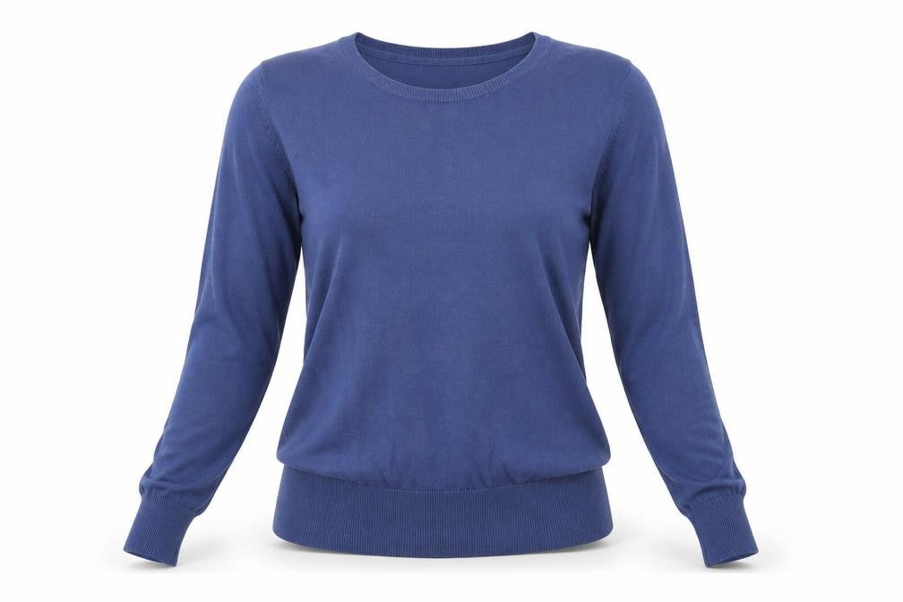 Womens UK Size M H&M Blue Basic Blouse