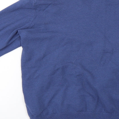 Womens UK Size M H&M Blue Basic Blouse