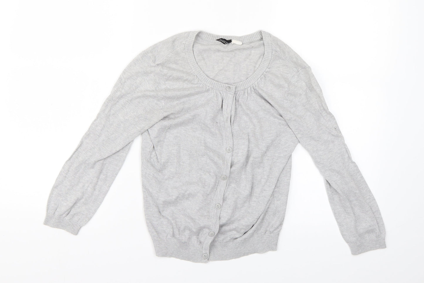 Womens UK Size 8 H&M Grey Cardigan Jumper