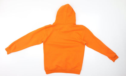 little whitelies Womens Orange   Pullover Hoodie Size S