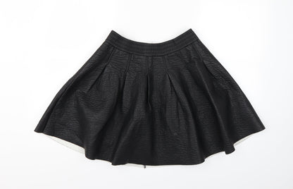 H&M Womens Black   Flare Skirt Size 12