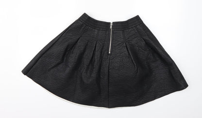H&M Womens Black   Flare Skirt Size 12