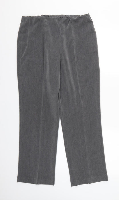 Bonmarché Womens Grey   Trousers  Size 12 L26 in