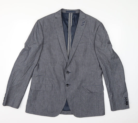 Mens UK Size L Marks and Spencer Regular Grey Suit Jacket