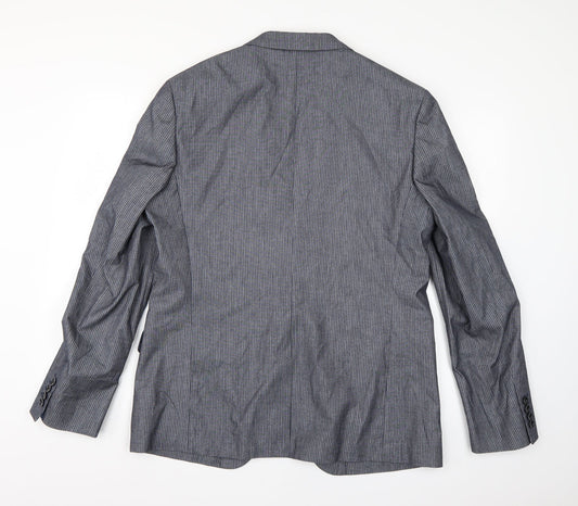 Mens UK Size L Marks and Spencer Regular Grey Suit Jacket