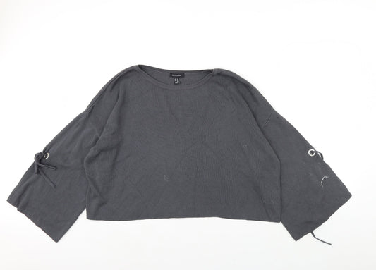Womens UK Size 16 New Look Grey Pullover Jumper