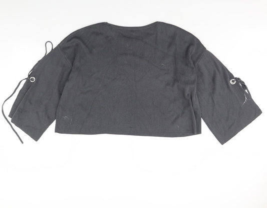 Womens UK Size 16 New Look Grey Pullover Jumper