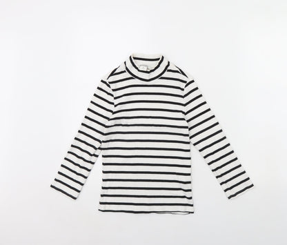 Womens UK Size XS Monki White Basic Blouse